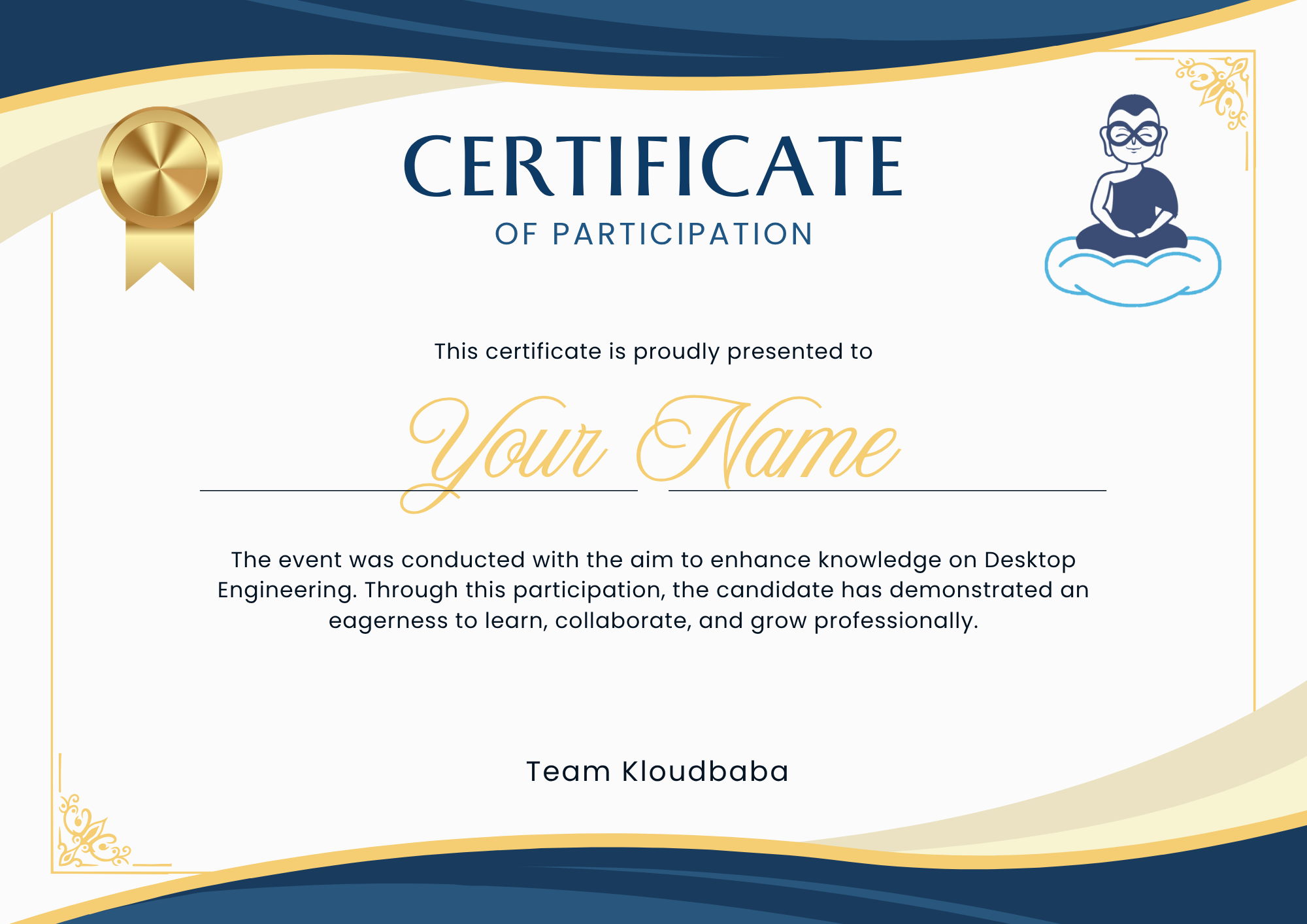 Kloudbaba Certificate1 Kloudbaba Certificate1